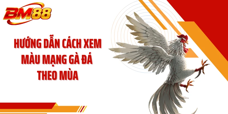 Hướng dẫn cách xem màu mạng gà đá theo mùa
